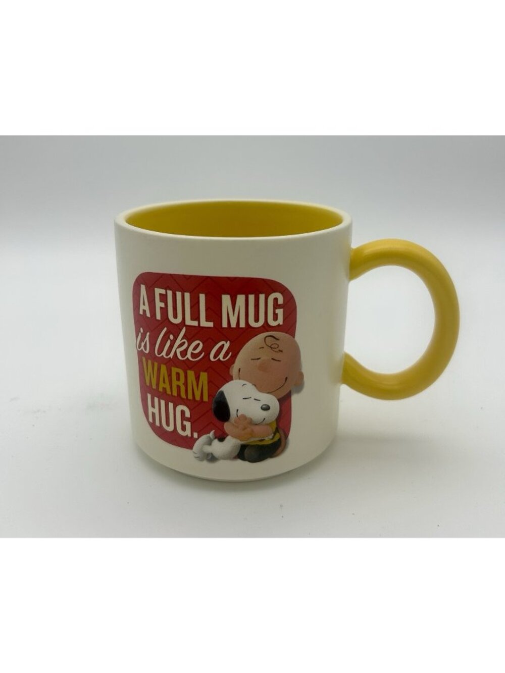 Hallmark The Peanuts Movie "A Full Mug is like a Warm Hug" Coffee Mug/Cup-2015